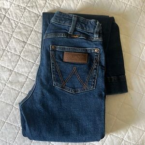 Womens wrangler high rise trouser